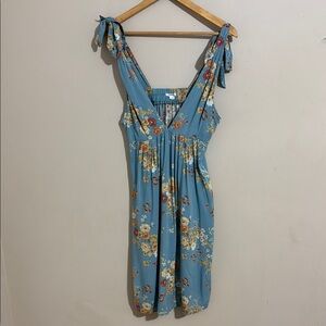 O'Neill Blue Floral Midi Dress